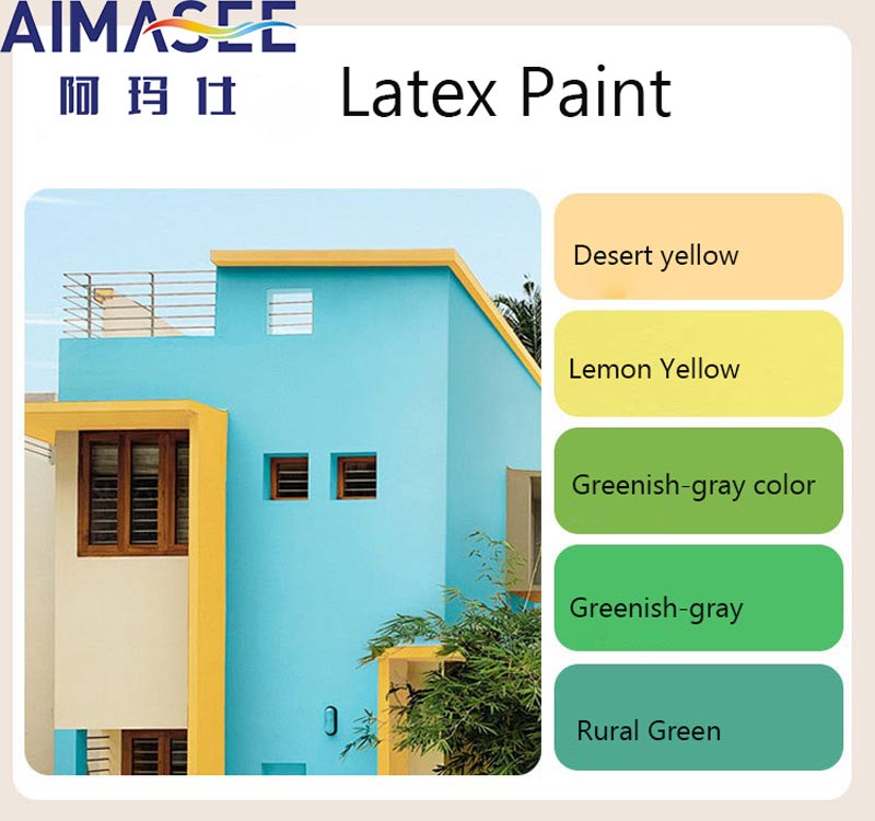 Exterior Latex Paint for Modern Building Wall