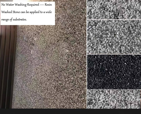Decorative Washed Stone Coating