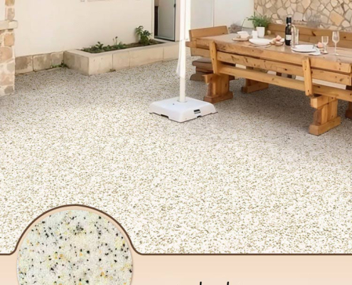 Natural Texture Washed Stone Paint Exterior