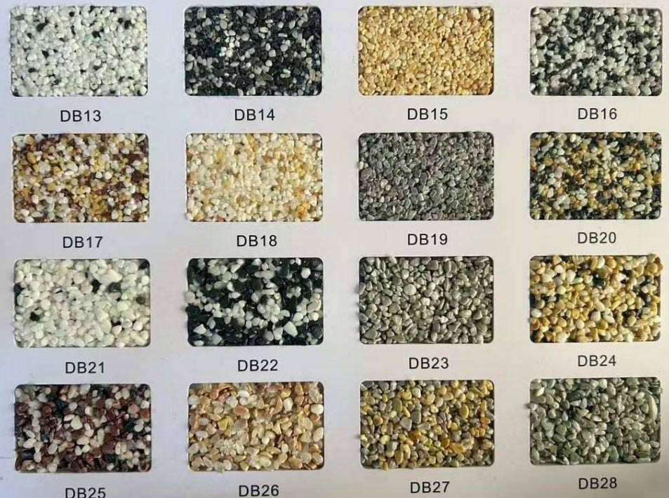 washed stone coating
